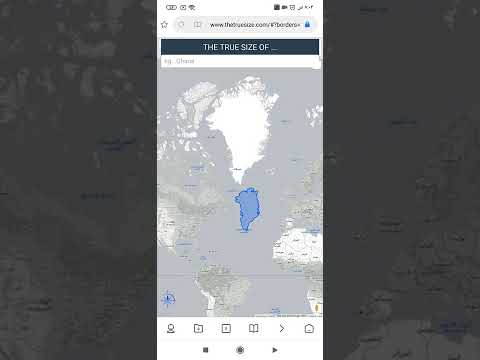 شاهد حجم غرينلاند الحقيقي أمام قارة أفريقيا وشاهد كم هي صغيرة الخرائط كلها كذب