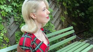 Retro Stage Christmas Party 1950S Plaid Dress Lookbook 2021