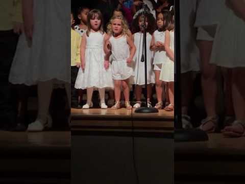 4 year old slays graduation performance
