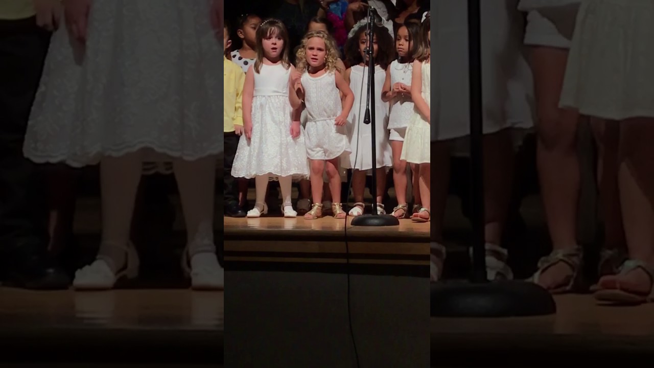 4 year old slays graduation performance