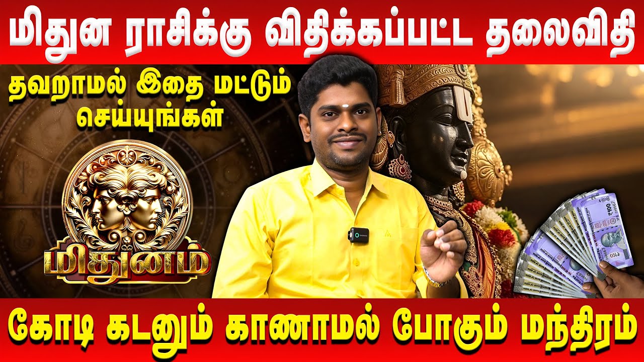 மிதுன ராசிக்கு விதிக்கப்பட்ட தலைவிதி | Mithunam | Astrologer ALP Sampath | Retro Aanmeegam