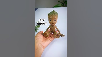 Secret Gift Kaha se Aya ?? #diy #craft #groot #marvel
