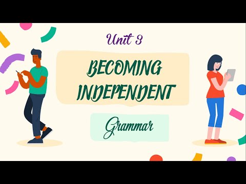 Video Unit 3: Becoming independent - Grammar - English 11... - youtube