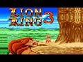 The Lion King - 3 walkthrough (Sega Mega Drive/Genesis).