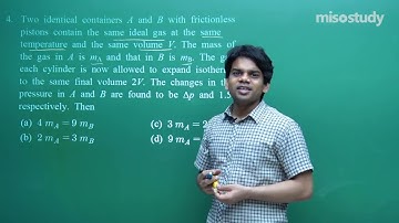 JEE Physics | 13. Kinetic Theory of Gases | JEE Advanced Pattern Question Exercise | In English