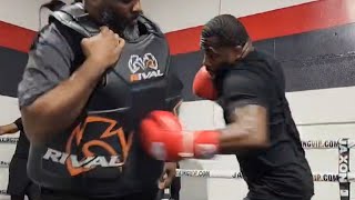 Adrien Broner on FLOYD MAYWEATHER Hard Work & Dedication Training for Blair Cobbs