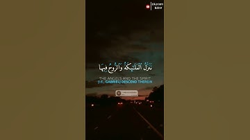 سورة القدر 🥀ناصر القطامي 🎙️🤍