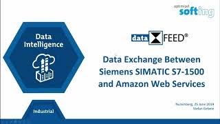 Data Exchange Between Siemens SIMATIC S7 1500 and Amazon AWS