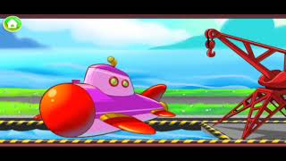 سيارات النقل للأطفال - العاب اطفال بالصوت والصورة - رافعة السيارات screenshot 1