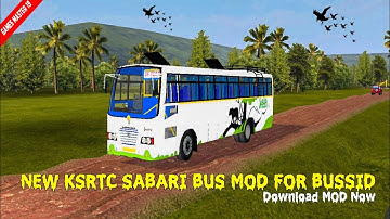 NEW KSRTC SABARI BUS MOD IN BUSSID | Download MOD | Full Explained Video | #Bussimulatorindonesia