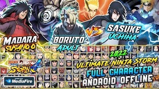 UPDATE!! NARUTO ULTIMATE NINJA STROM 4 MUGEN ANDROID!! WITH 50 CHARACTER | Bleach Vs Naruto 2022 screenshot 3