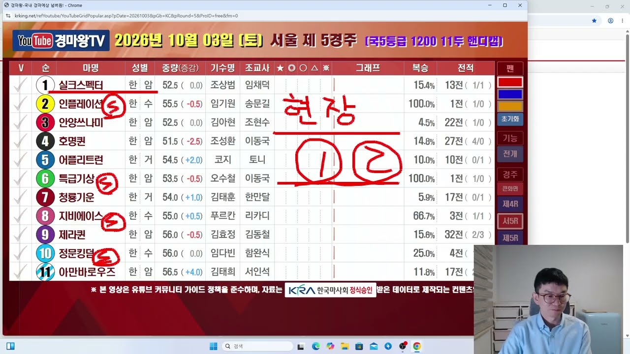 10월 3일 토요일 분석 방송 (불안한인기마삭제/메인/하이라이트/강도올려때렷/끝까지포기하지않습니다)