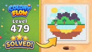 Colony Flow! - Level 479 Walkthrough 🧩 | Solution & Gameplay (ABI GAMES) 🐜