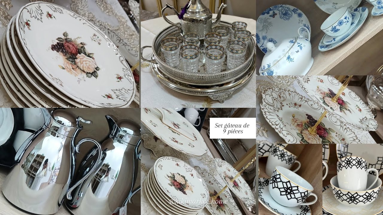 🔥 مائدة رمضان بهاذ الأواني غادي تخطف الأنظار! تشكيلات روعة 👑 حولي مائدتك لتحفة فنية👌🏻