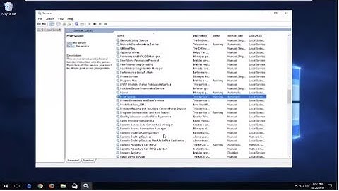 How To Turn Print Spooler Service On Or Off In Windows 10/8/7