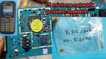 samsung b110e network problem|| ic problem