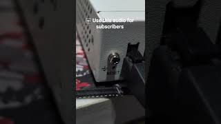 Reset Fortigate firewall to factory default with a pin #subscribe