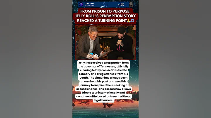 Jelly Roll receives full pardon and rewrites his life story 🙏🎵