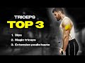 Comment excuter les 3 meilleurs exercices triceps 
