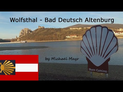 Winter-Camino in Österreich 1)  Wolfsthal - Bad Deutsch Altenburg