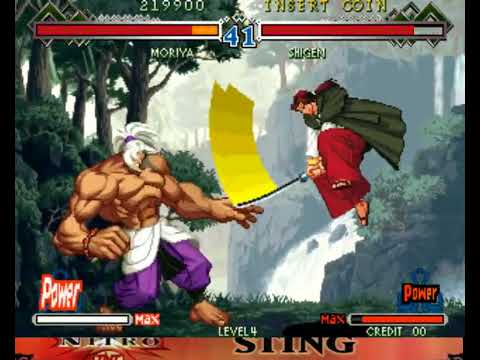 The Last Blade 2 - 1CC, Level 4 Difficulty (Arcade,Walkthrough  by Sting)