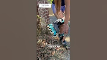 This is a common obstacle on skates & what to do about it! 😬 #Rollerblade