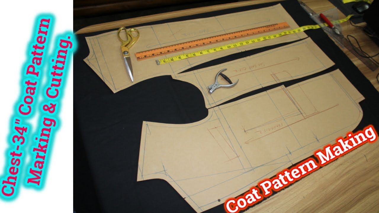coat pattern making video | coat pattern making | blazer pattern making ...
