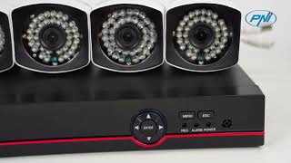 Video surveillance kit AHD PNI House PTZ1500 5MP UK