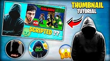 How To Make Thumbnail Like Dank Spunky And Talk Sick In Android Full Tutorial | In Hindi 🔥🔥🔥