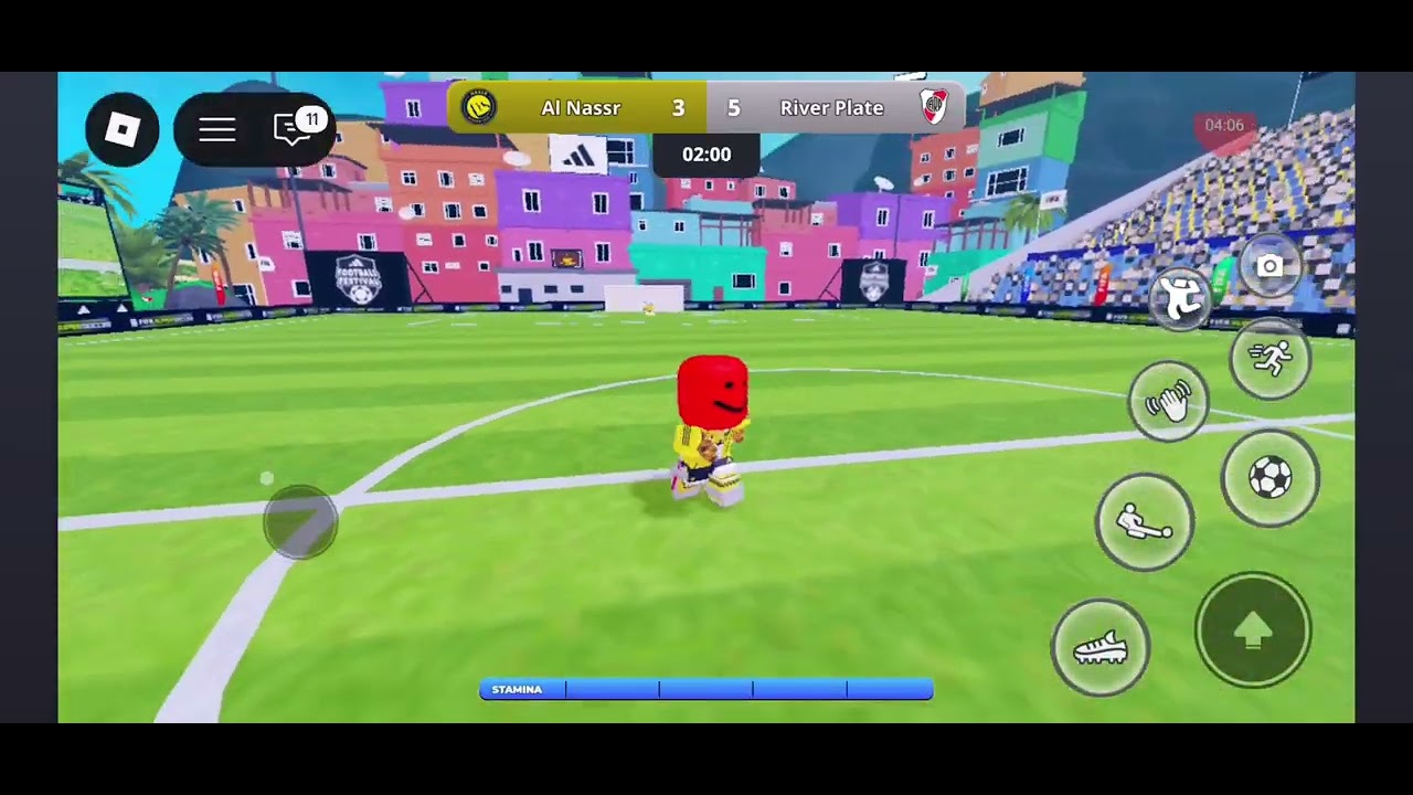 Roorow and kingdark 1v1 (super league soccer) 