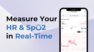App Tutorial | How To Measure your HR & SpO2 in Real-time | RingConn App screenshot 1