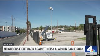 Noisy alarm in Eagle Rock is keeping neighbors up at night