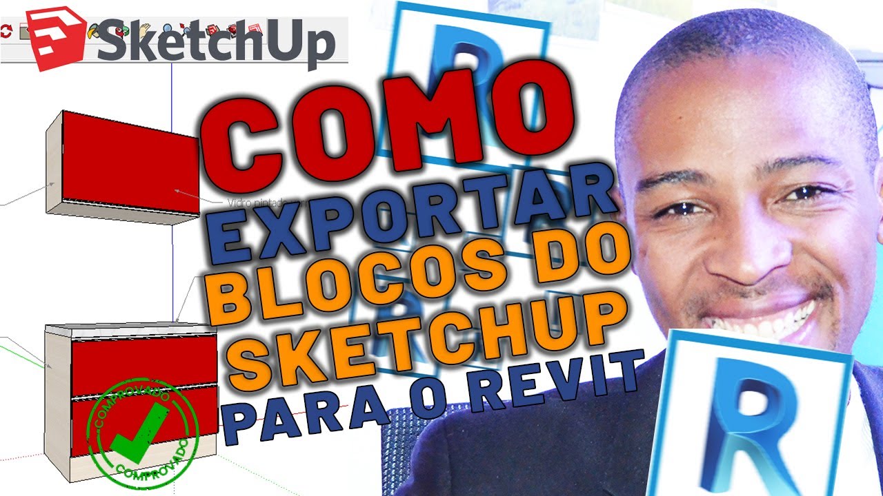 Como Exportar CORRETAMENTE BLOCOS do SKETCHUP para o REVIT - YouTube