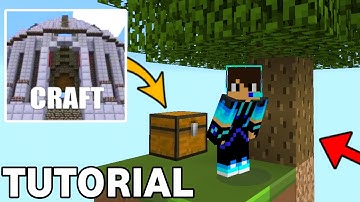 Minicraft How To Make Skyblock Map In 2025 | Minicraft Mizna Survival Walkthrough Gameplay Part 1