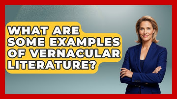 What Are Some Examples Of Vernacular Literature? - Europe Through the Ages
