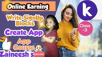 How to create signup screen blocks in kodular?signup screen ka block kese likhenge?|complete process