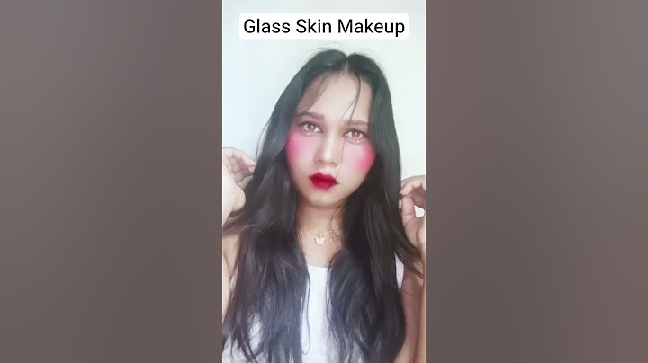 Glass Skin Makeup Bold Eyeliner Trend #shorts #aspas #viralshort #TIRTICushion #blackpink #yt #fyp