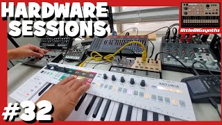 Hardware Session #32 | Arturia Keystep Pro, Korg Volca Drum, Roland JU-06, SE-02, and SH-01a