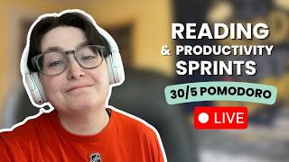 [50/7 Pomodoro] ✨ Live Reading & Productivity Sprints (5 Hours of Body Doubling)