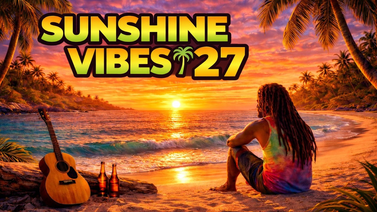 Sunshine Vibes Vol. 27 – Sunset Echoes on the Shore 🌅🌴 | Smooth Reggae Chill Mix