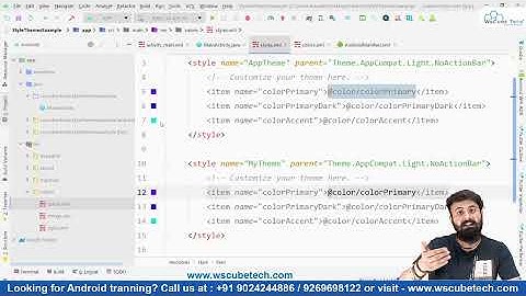 How to Create your own Style & Theme in Android App [Hindi]