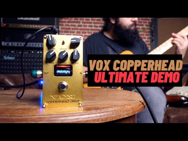 Vox Valvenergy Copperhead Drive | Ultimate Pedal Demo - YouTube