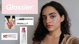 $250+ Glossier Review || FULL FACE OF GLOSSIER || FIRST IMPRESSION