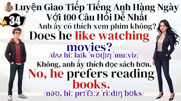Luyện Giao Tiếp Tiếng Anh Hàng Ngày Với 100 Câu Hỏi Dễ Nhất | Tiếng Anh Online 247
