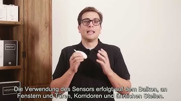 Smanos Open-Box-Video-- MD8000 Fenster-Funkbewegungsmelder (DE)