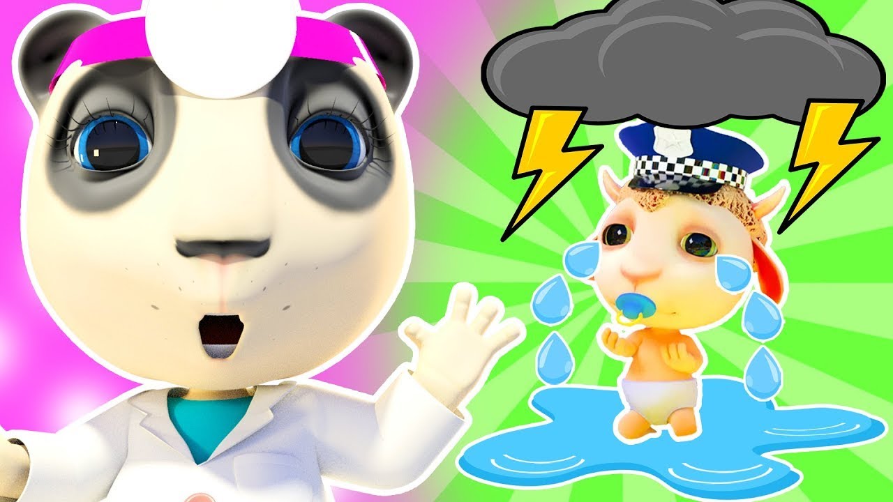 ⁣Play Safe! 🚑 Doctor Cartoon: Baby Don't Cry! ❤️ Sharing is Caring! Good Habits Kids Song and Ca