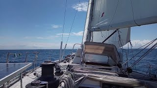 Solo sailing from SaintMartin in the Caribbean to Denmark
