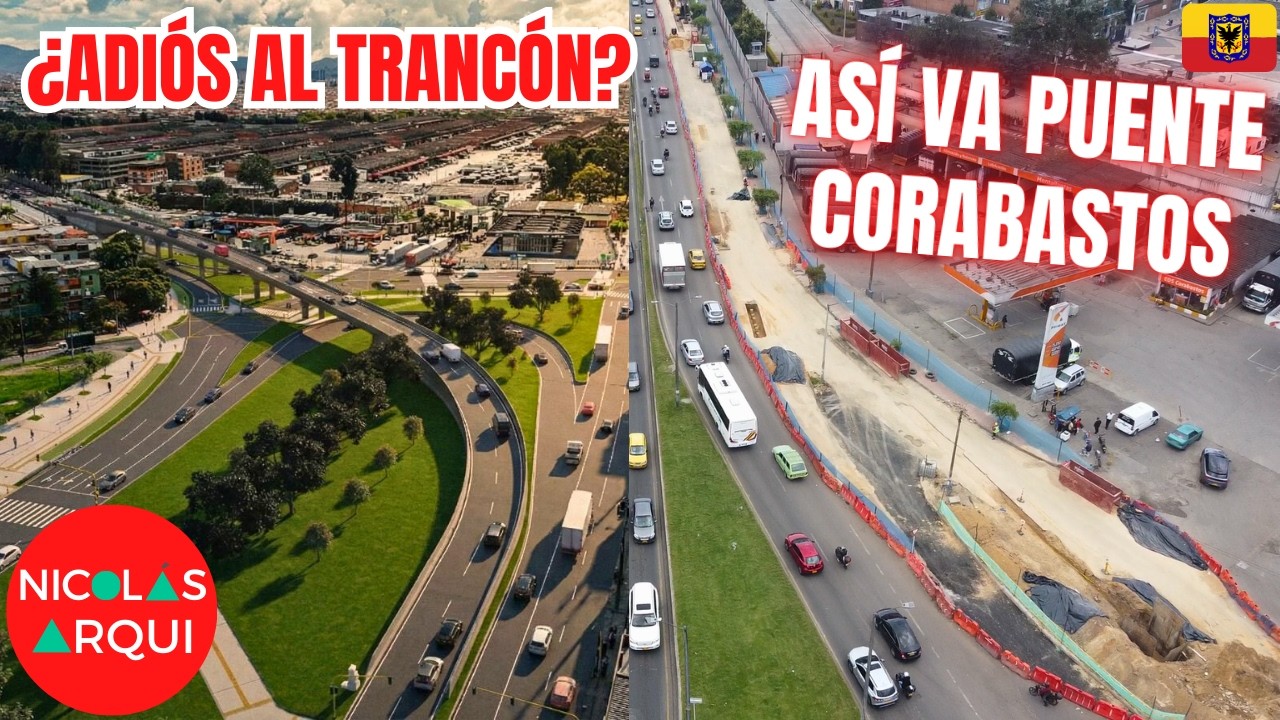 Así va el Nuevo Puente Vehicular de Corabastos María Paz En Avenida Américas con Av. Agoberto Mejía