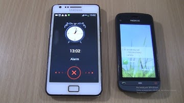 Ringing Alarms+Incoming call at the Same Time Samsung Galaxy s2 plus+Nokia C5-03