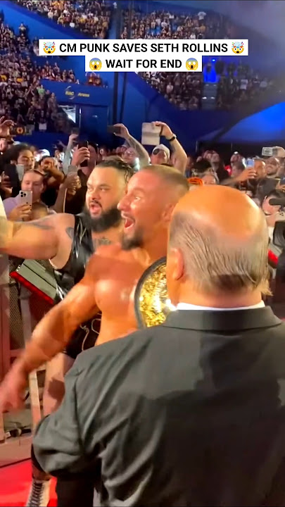 CM Punk Saves Seth Rollins From The Vision WWE Raw Off Air 🥺❤️ #CMPunk #SethRollins #WWERaw #WWE